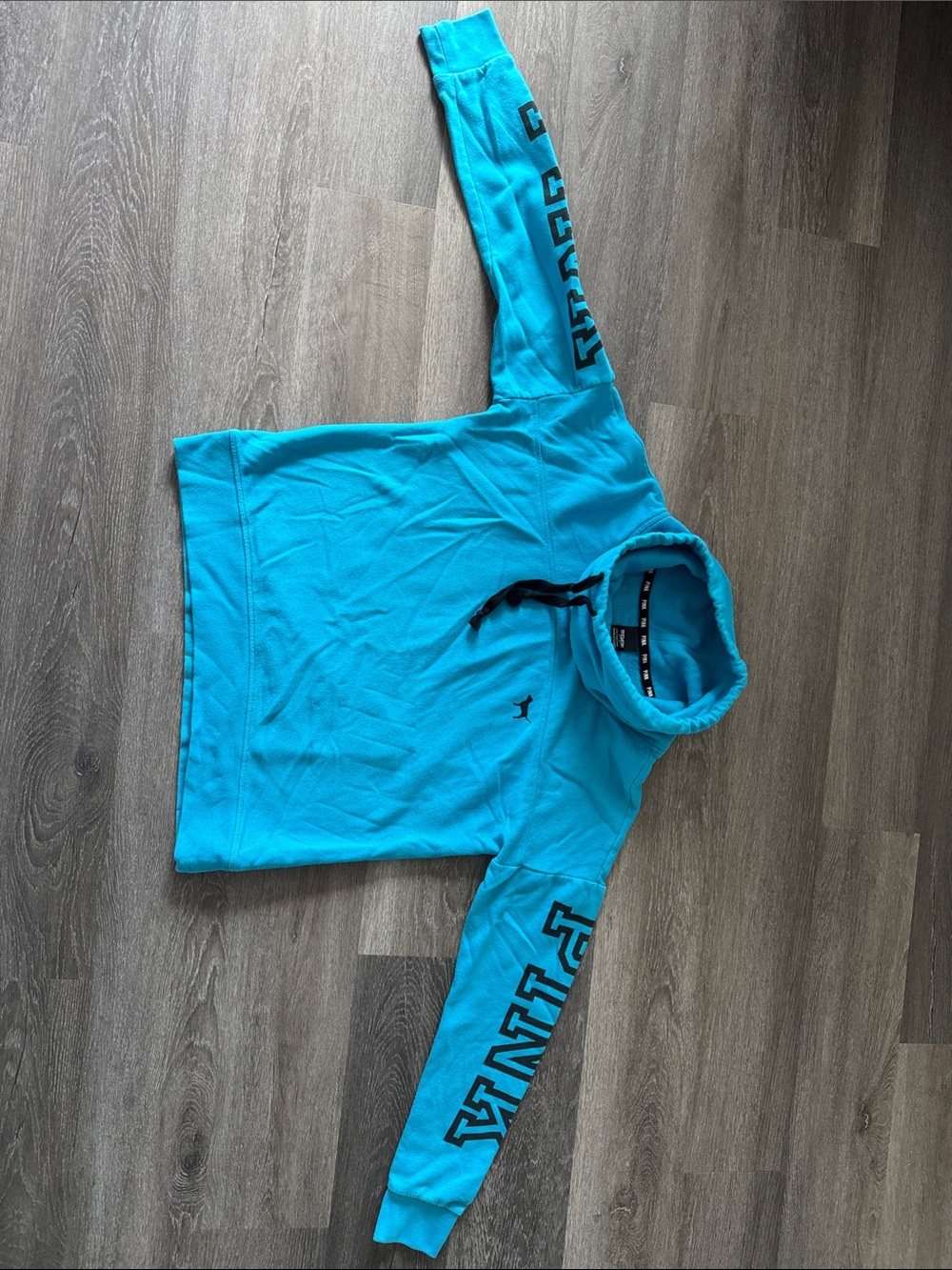 Victoria's Secret PINK Blue Pullover Hoodie Medium